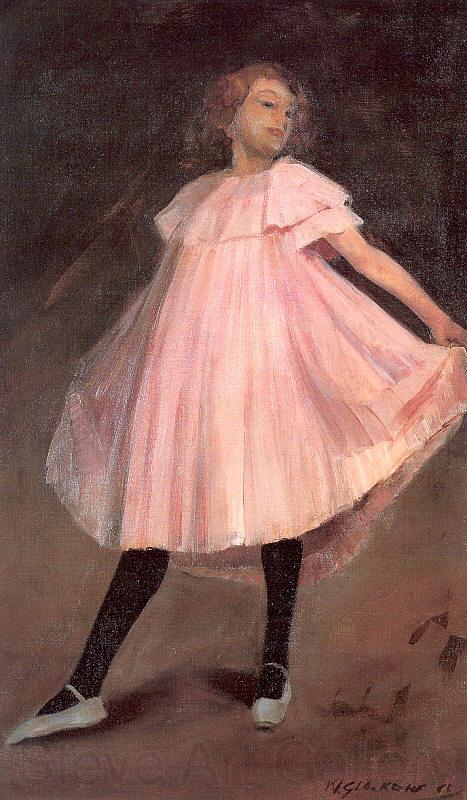 Glackens, William James Dancer in a Pink Dress Spain oil painting art